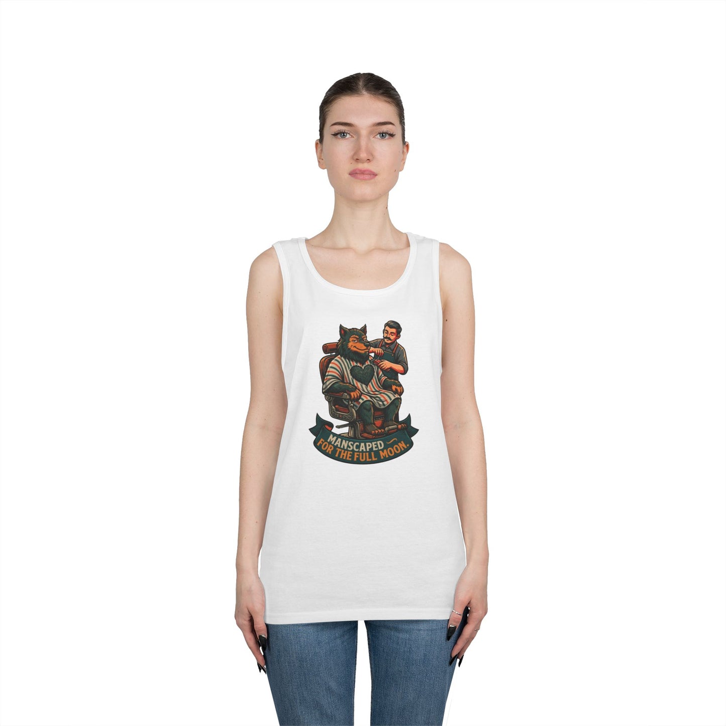 "Manscaped for the Full Moon" Tank Top