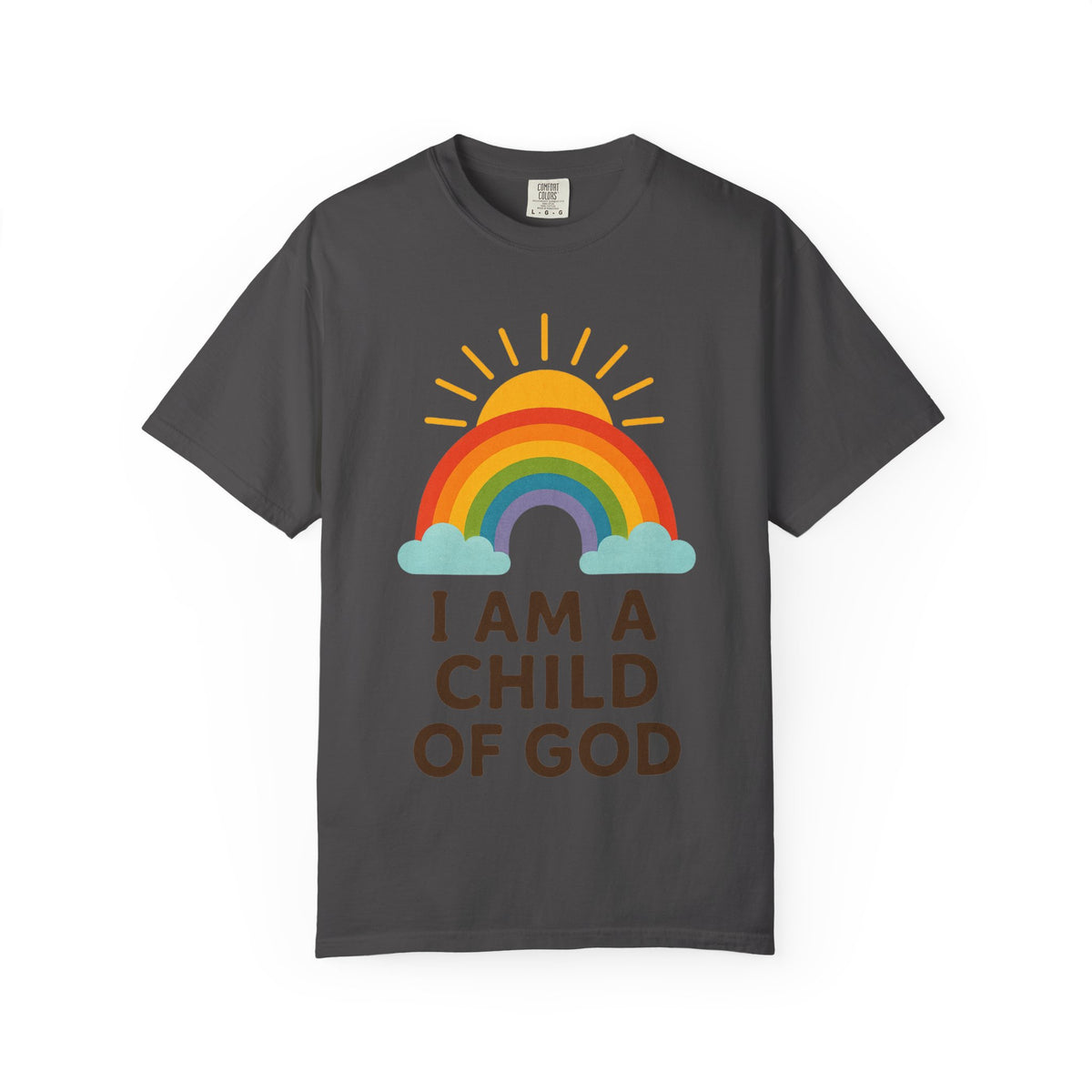 Color: Graphite | I Am a Child of God T-Shirt