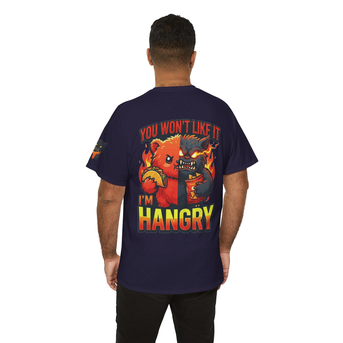 Color: Blackberry | You Won't Like It I'm Hangry Premium Graphic Tee