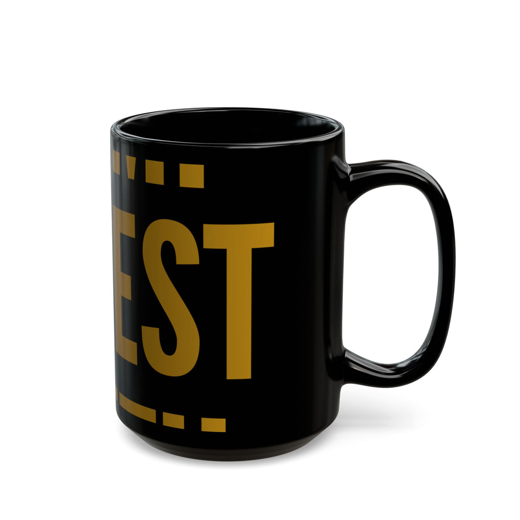 "Trump Honest Truth" Black Ceramic Mug