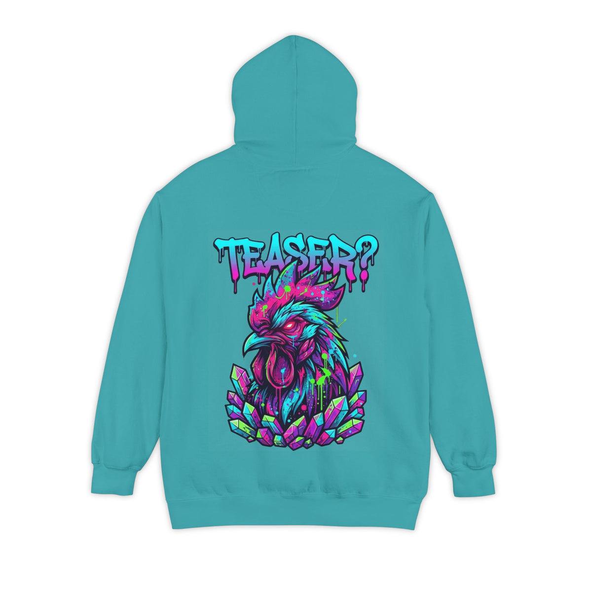 Color: Seafoam | Cock Teaser Garment-Dyed Hoodie