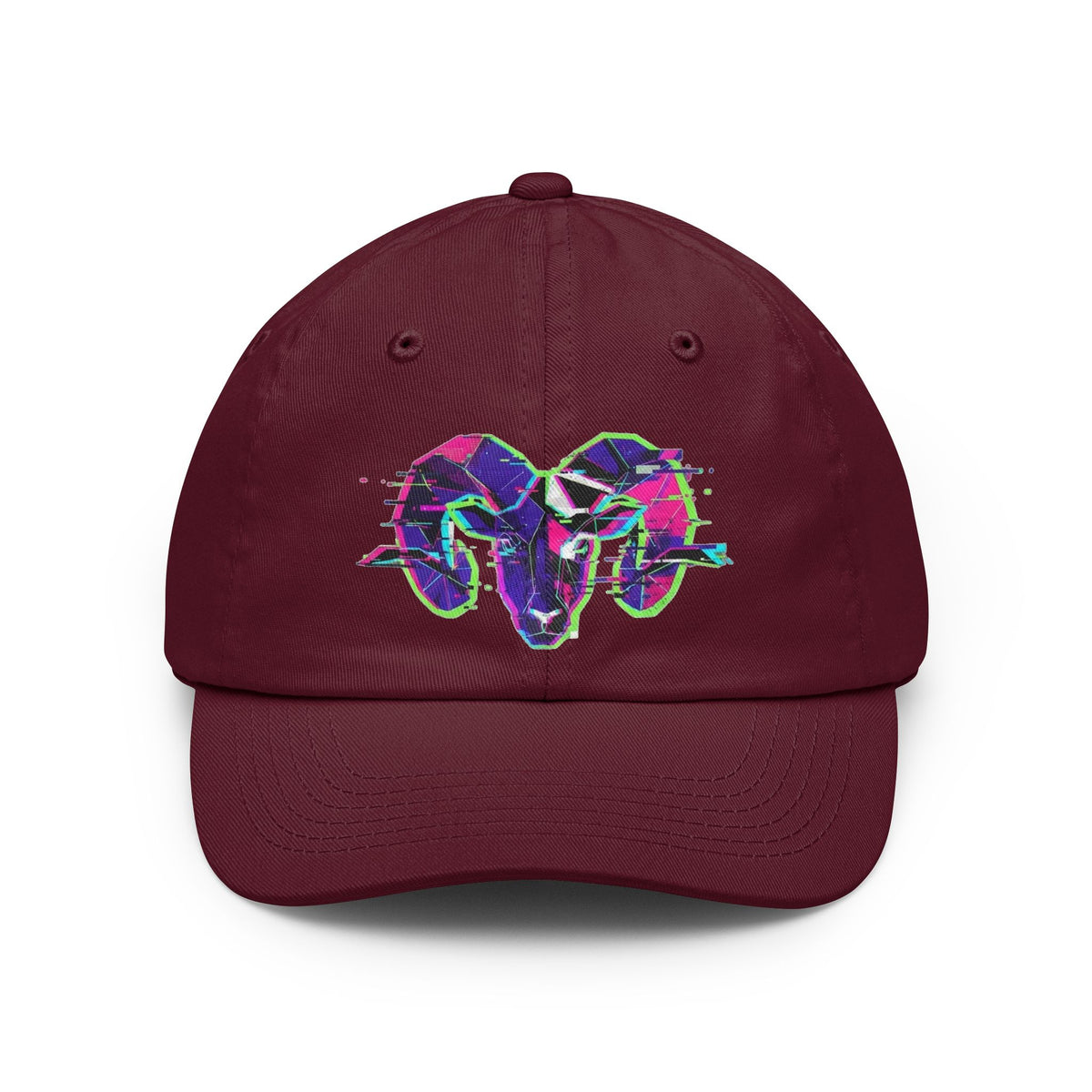 Color: Maroon | Aries Dad Hat — Graphic