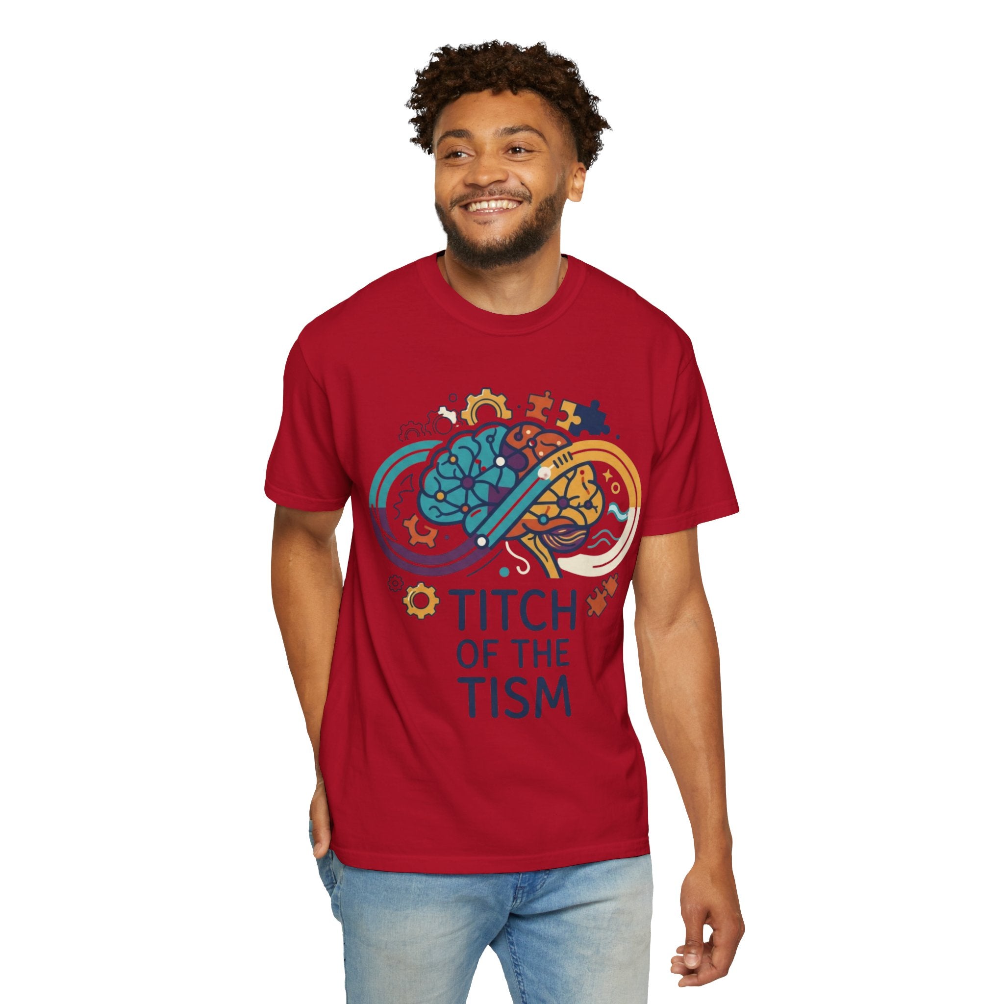 "Titch of the Tism" Unisex Garment-Dyed Tee