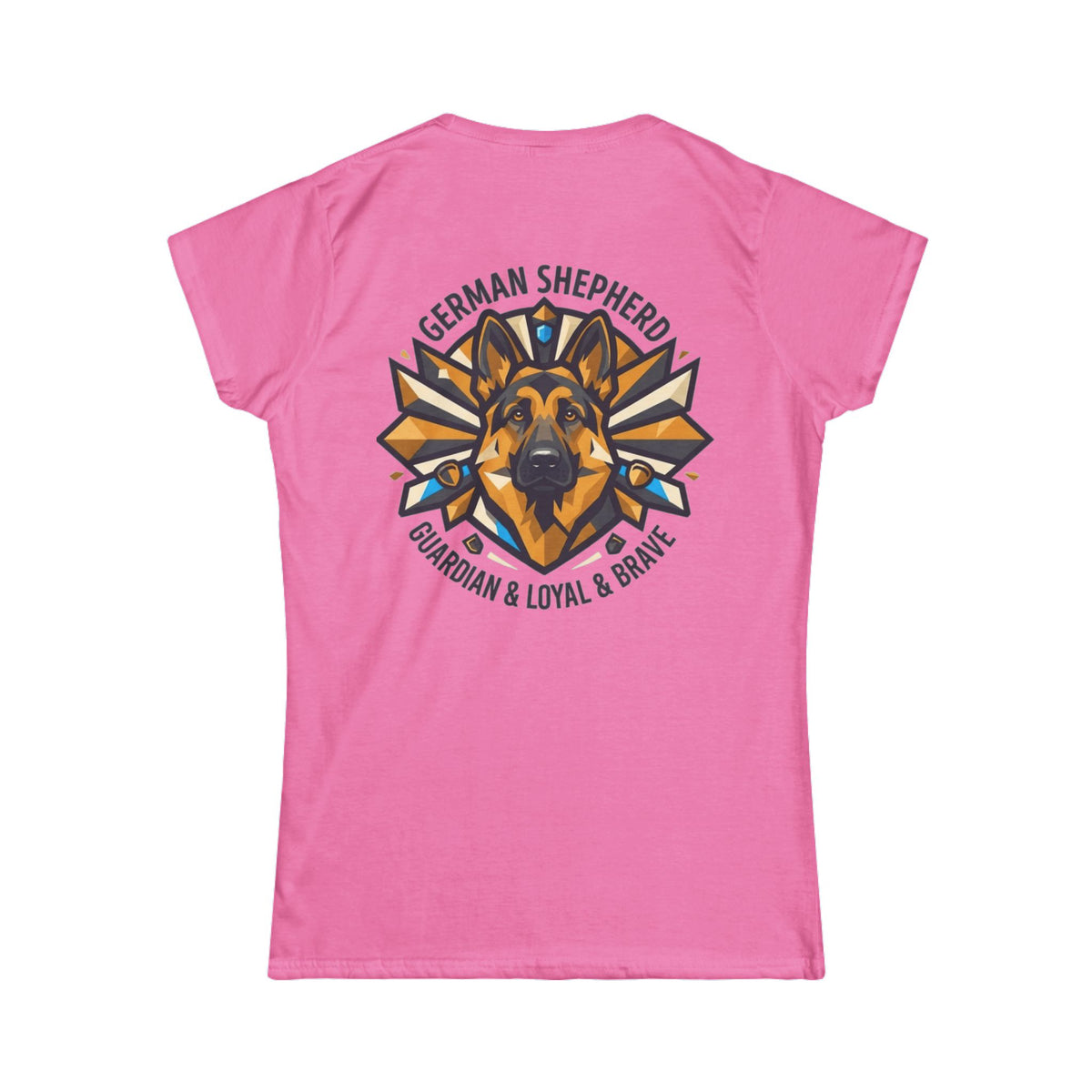 "German Shepherd Guardian Loyal Brave" Women's Tee
