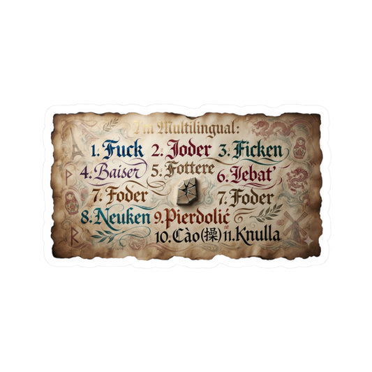 "Multilingual" Sticker — Main