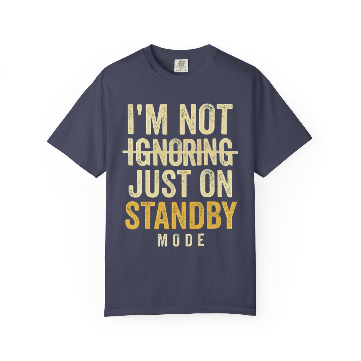 Color: Denim | Standby Mode Unisex Garment-Dyed Tee