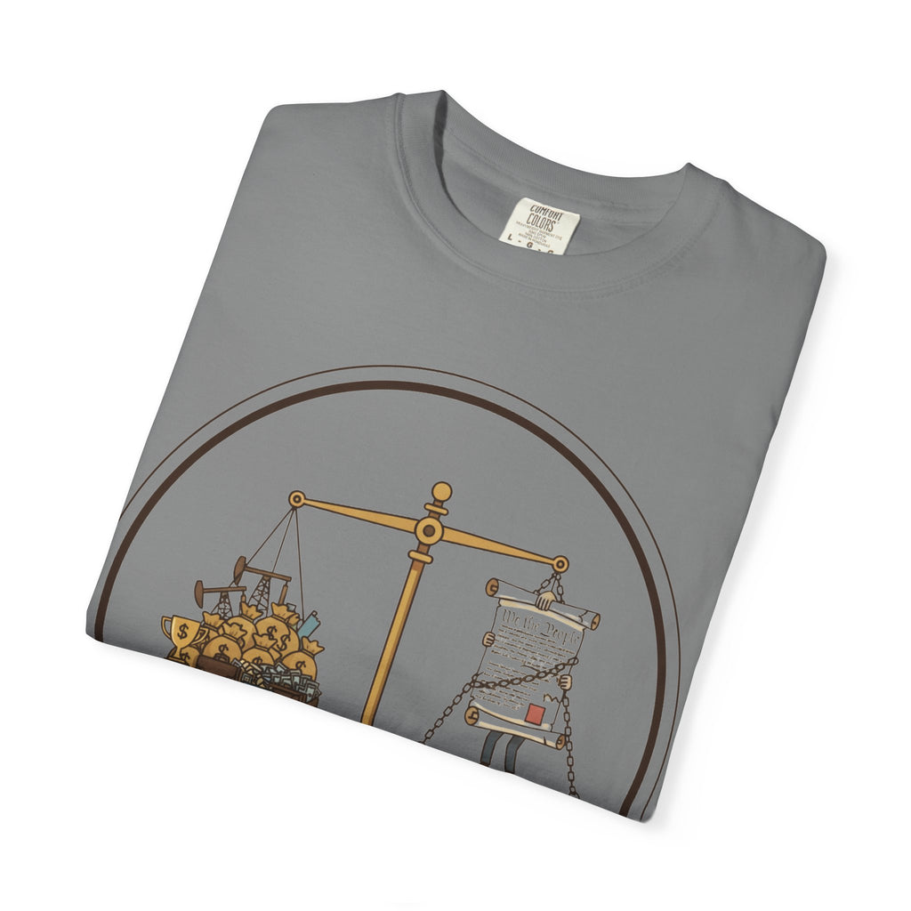 "The Economic Balance" Unisex Garment-Dyed T-shirt