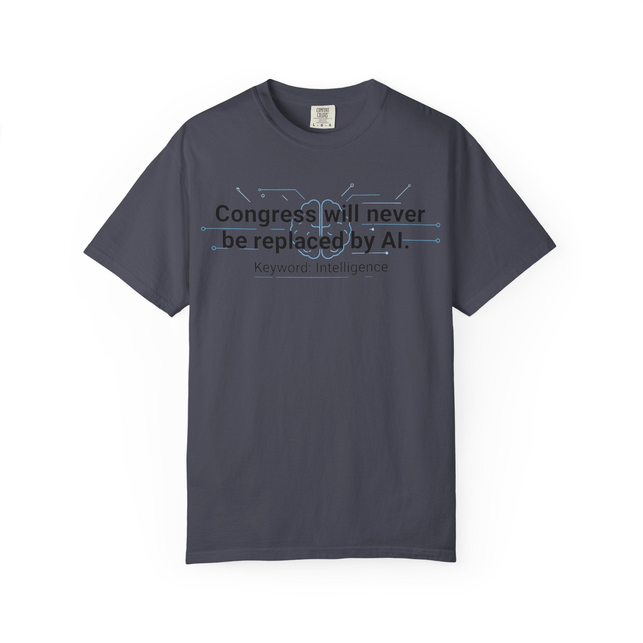 "Congress vs. AI T-Shirt" Unisex Garment-Dyed T-shirt
