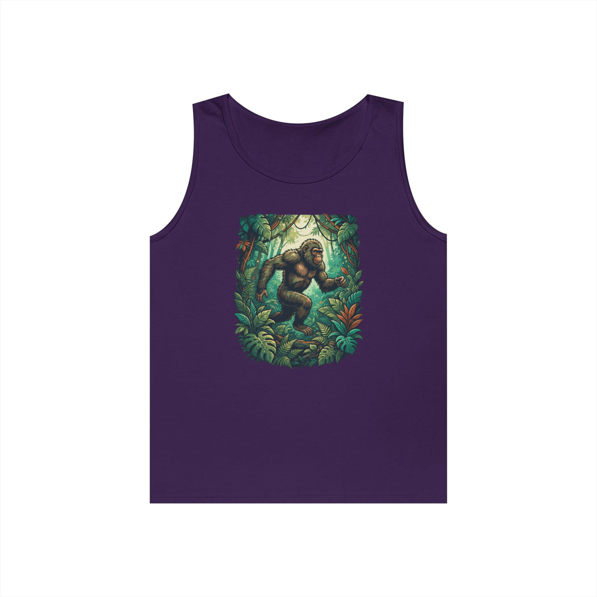 Color: Purple | The Bukit Timah Monkey Man (Singapore) Tank Top