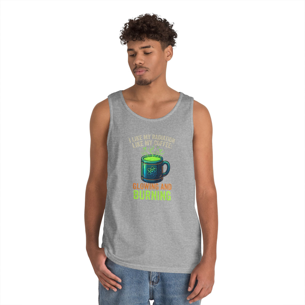 Color: Sport Grey | I Like My Radiation Like My Coffee Tank Top