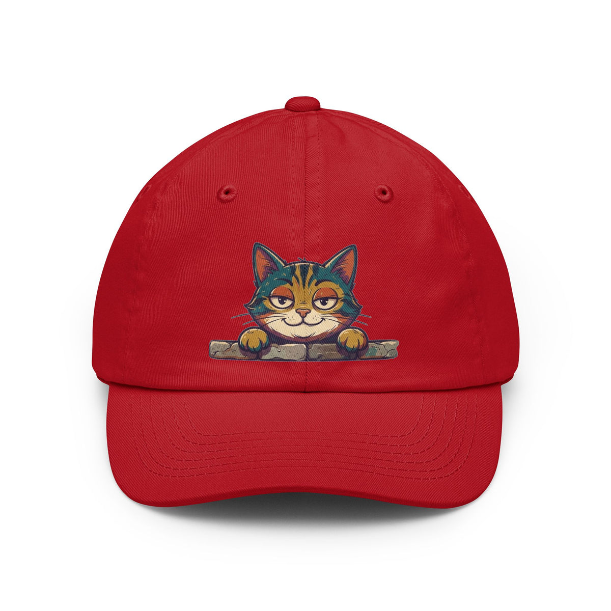 Color: Red | I Didn't Do It Dad Hat — Graphic
