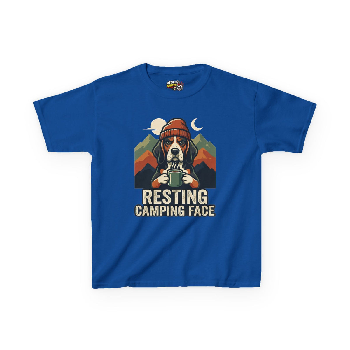 "Resting Camping Face" Kids Tee