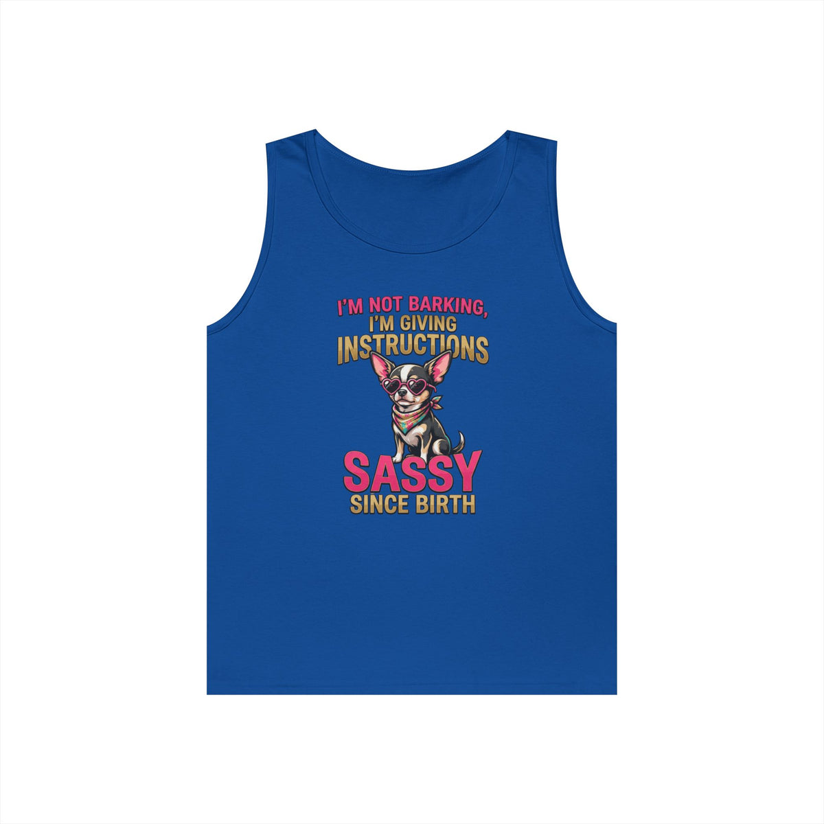 Color: Royal | Sassy Since Birth Tank Top