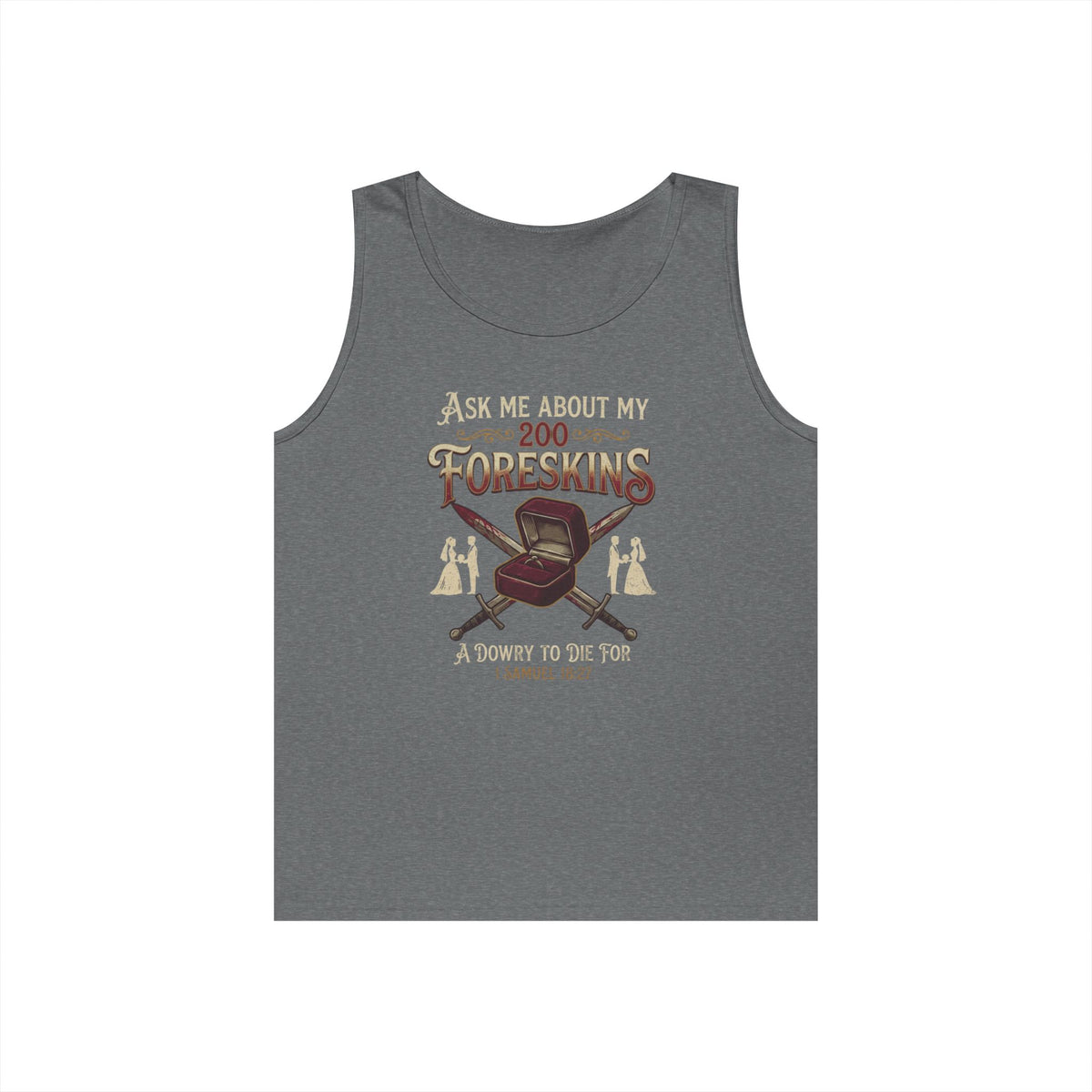 "Good Book Series 200 Foreskins" Tank Top