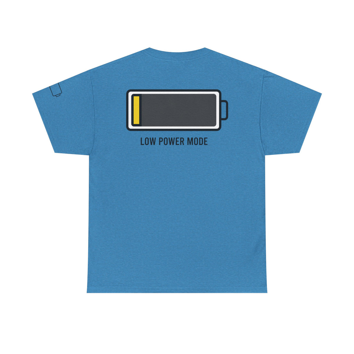 Color: Heather Sapphire | Low Power Mode Premium Graphic Tee