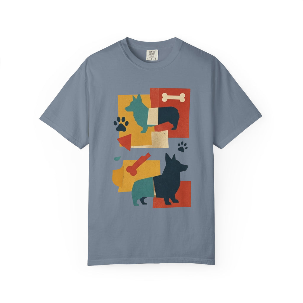 "Dogs and Bones" Unisex Garment-Dyed Tee