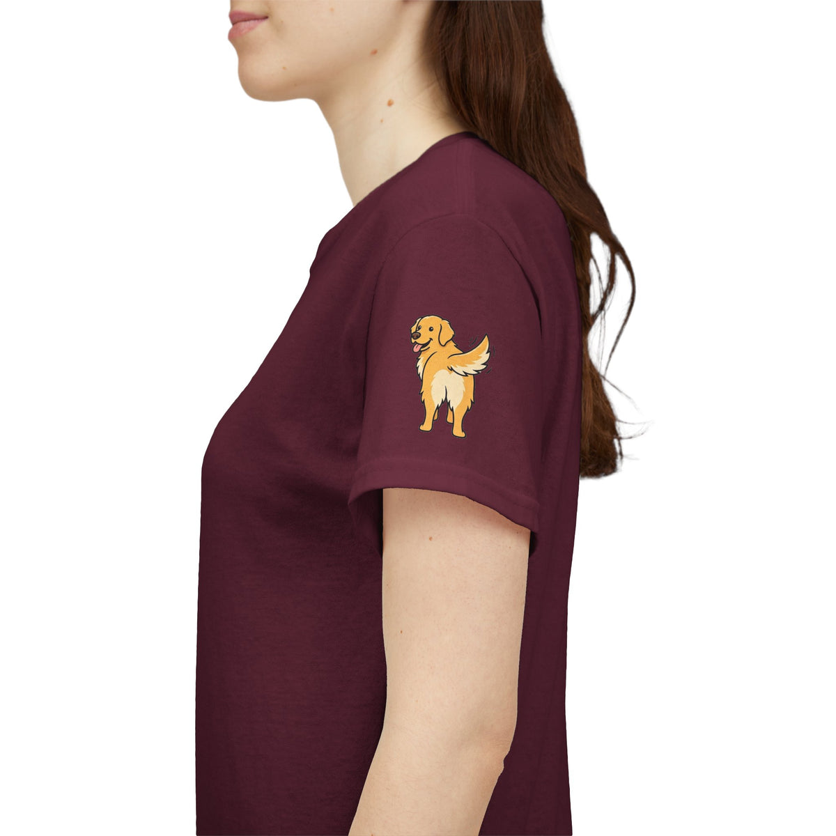 Color: Maroon | Nice Tail Premium Graphic Tee