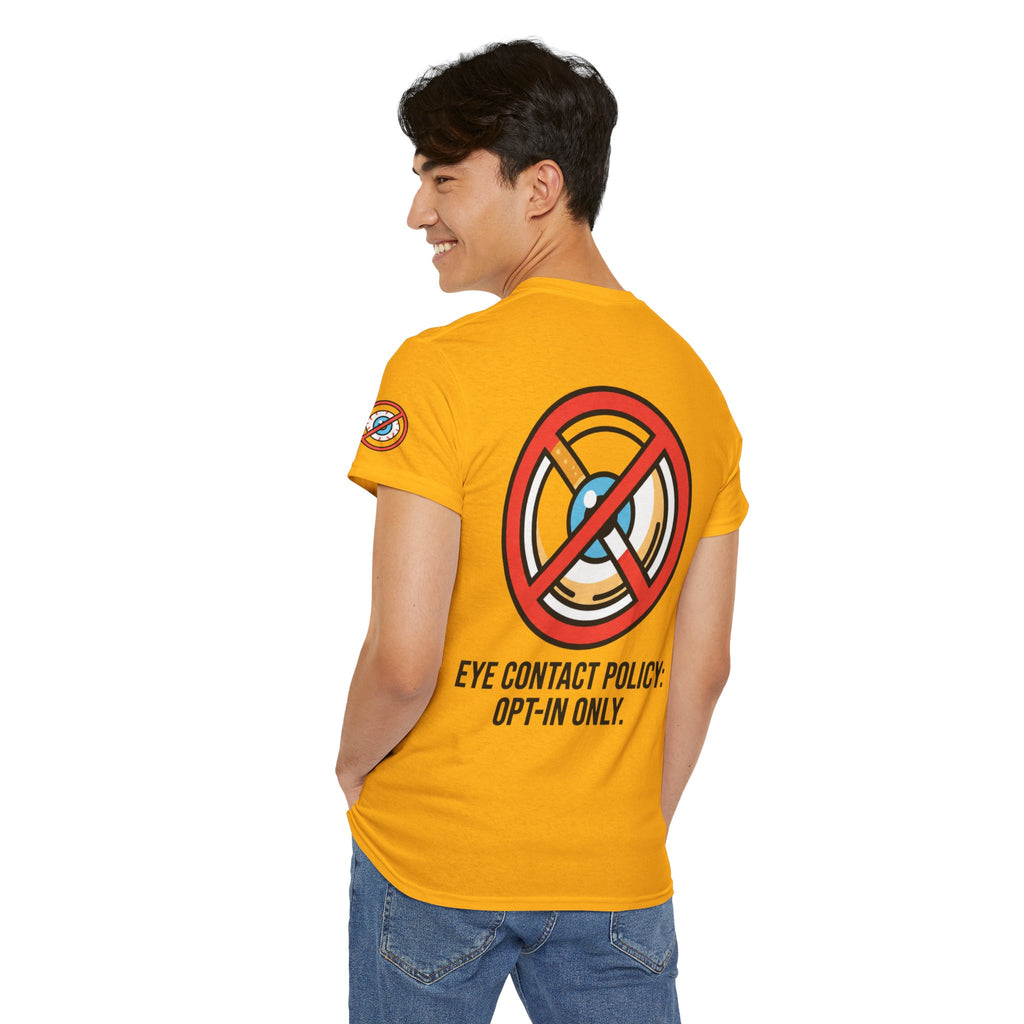 "Eye Contact Policy" Premium Graphic Tee