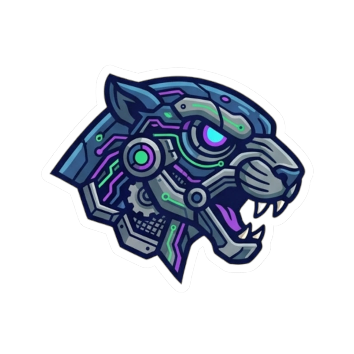 "Cyber Panther" Sticker