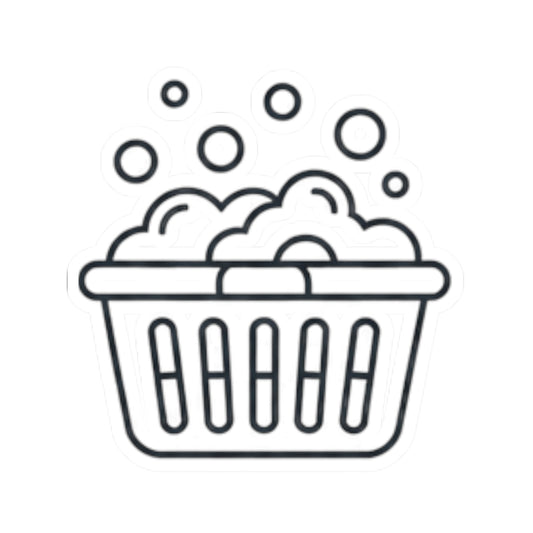 "Mental Health Day - Laundry Edition" Sticker