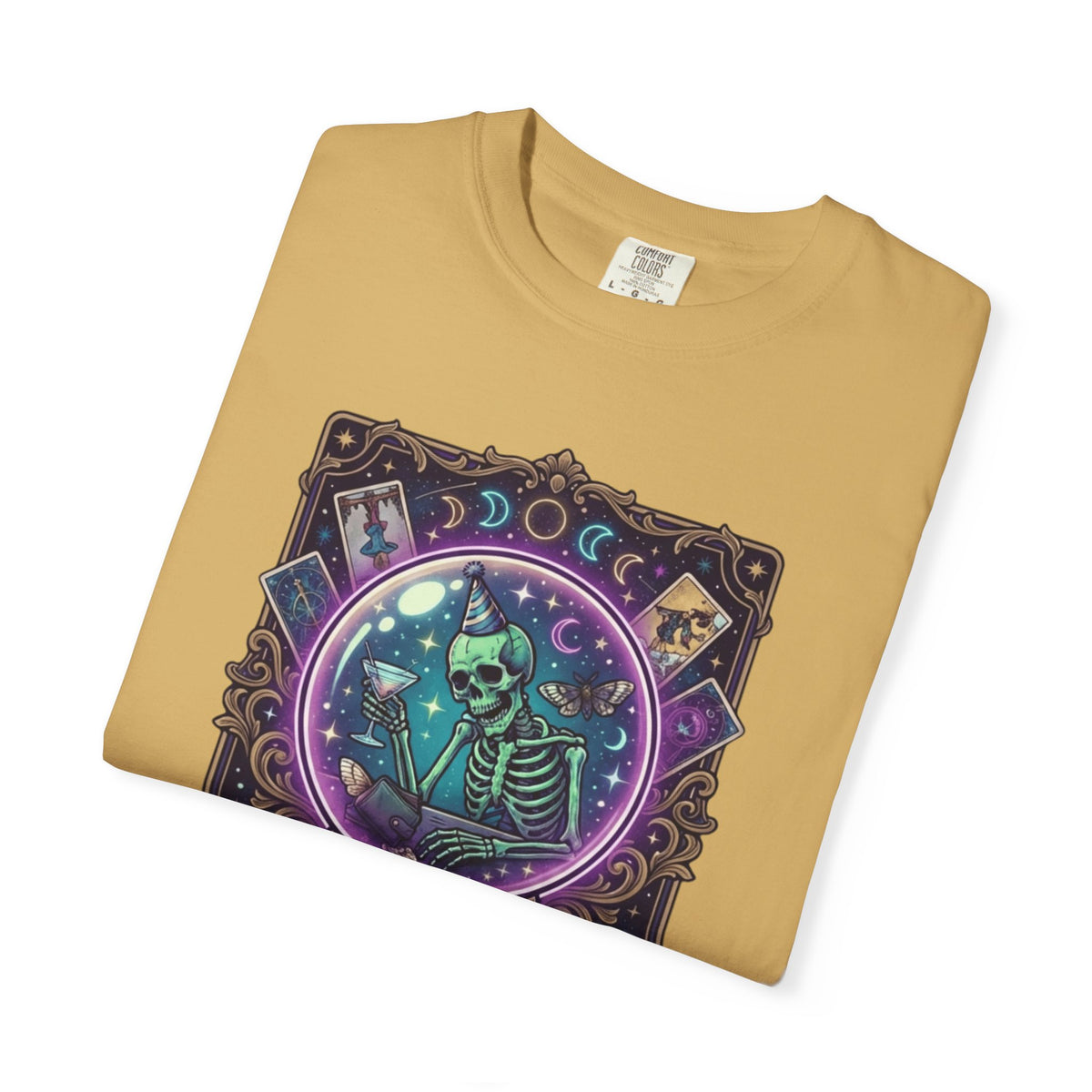 "I Foresee A Terrible Morning After" Unisex Garment-Dyed Tee