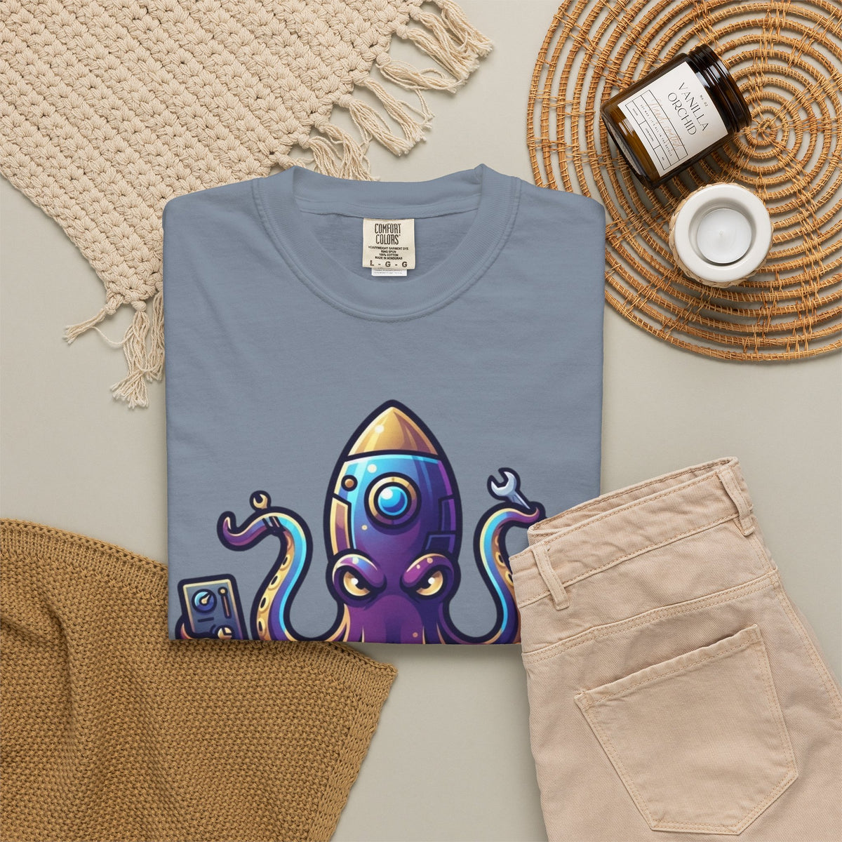 "Octo Credible" Unisex Garment-Dyed Tee