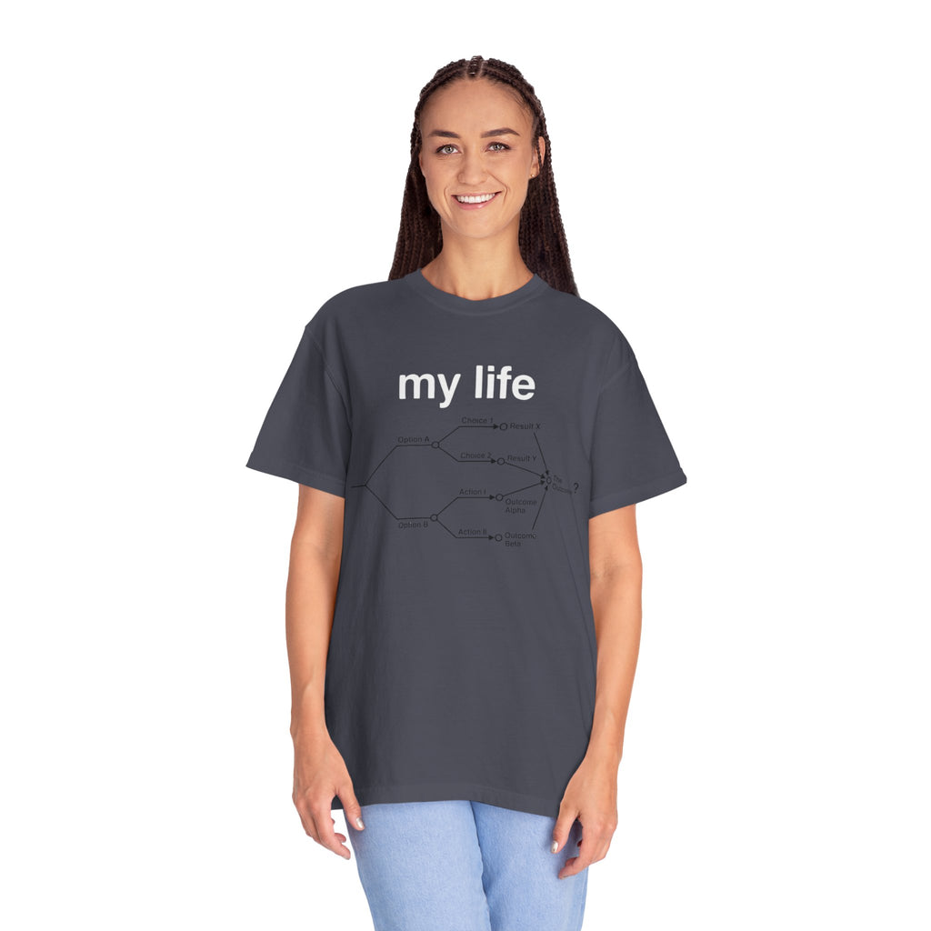 "My Life Decisions" Unisex Garment-Dyed T-shirt