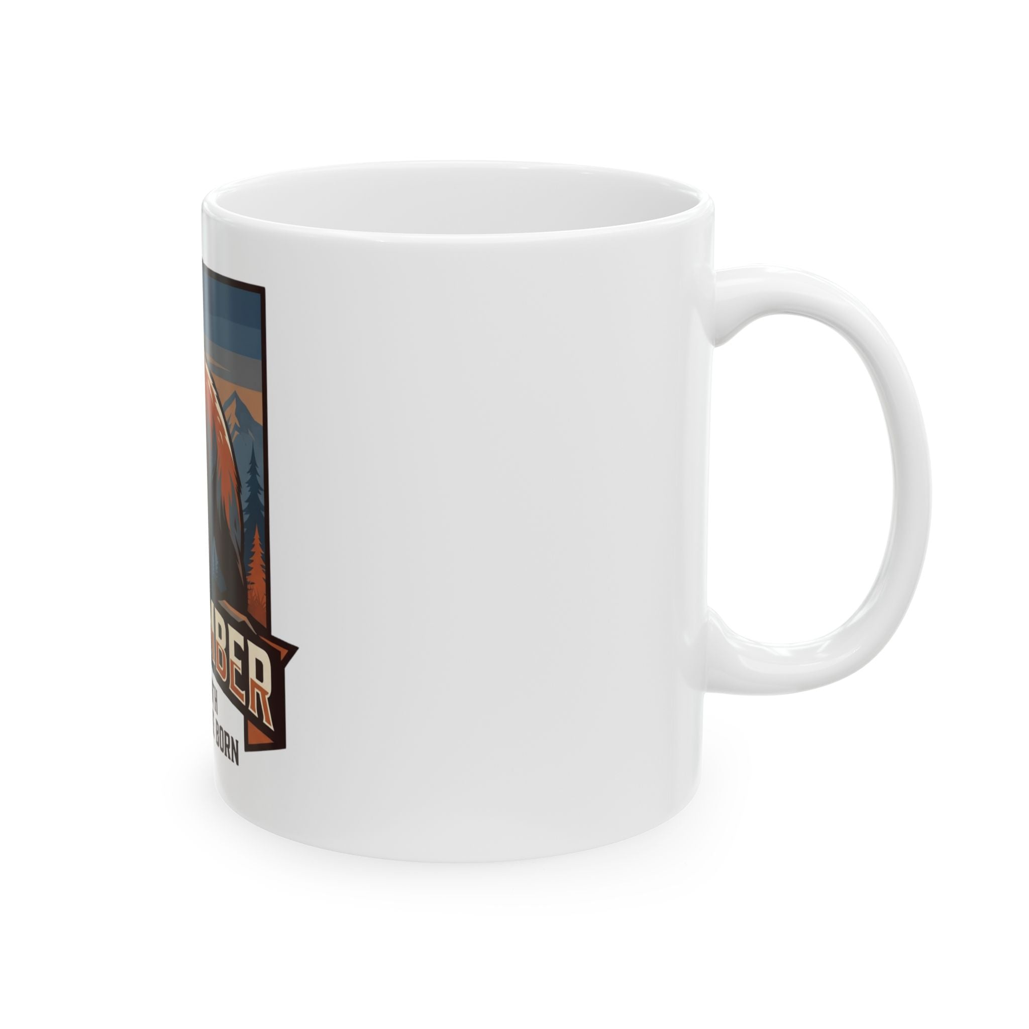"September Legend" White Ceramic Mug