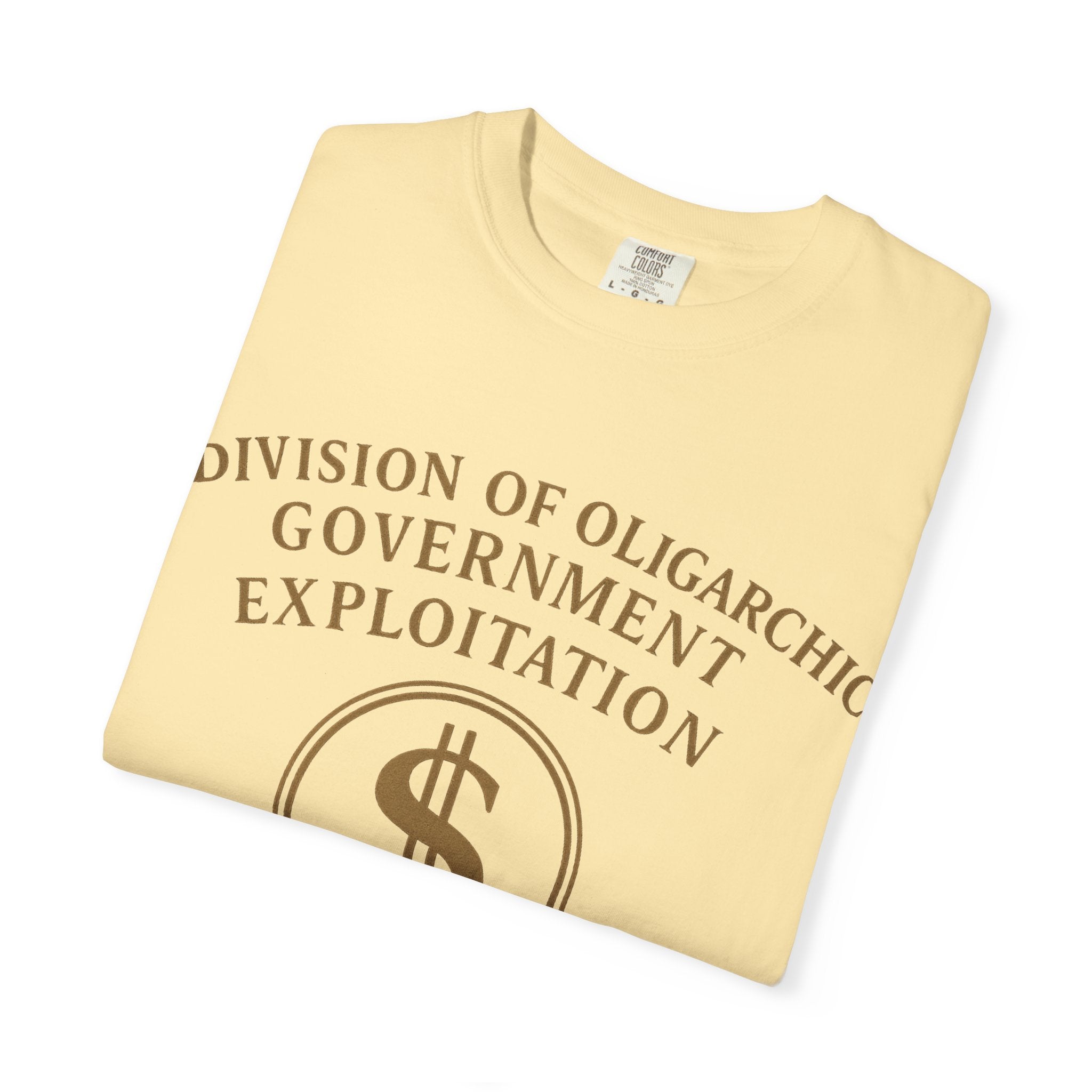"DOGE—By the Elite, For the Elite" Unisex Garment-Dyed T-shirt