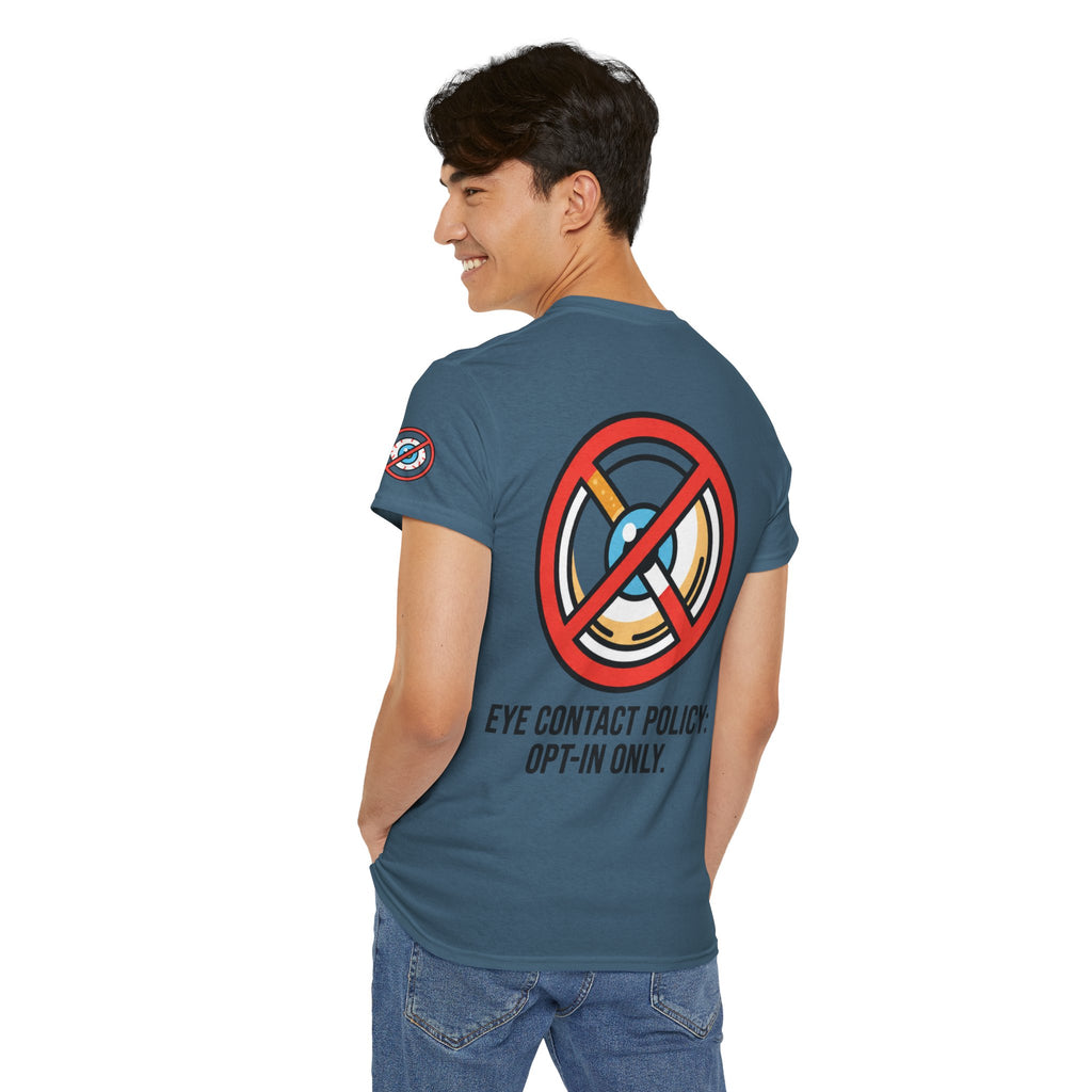 "Eye Contact Policy" Premium Graphic Tee