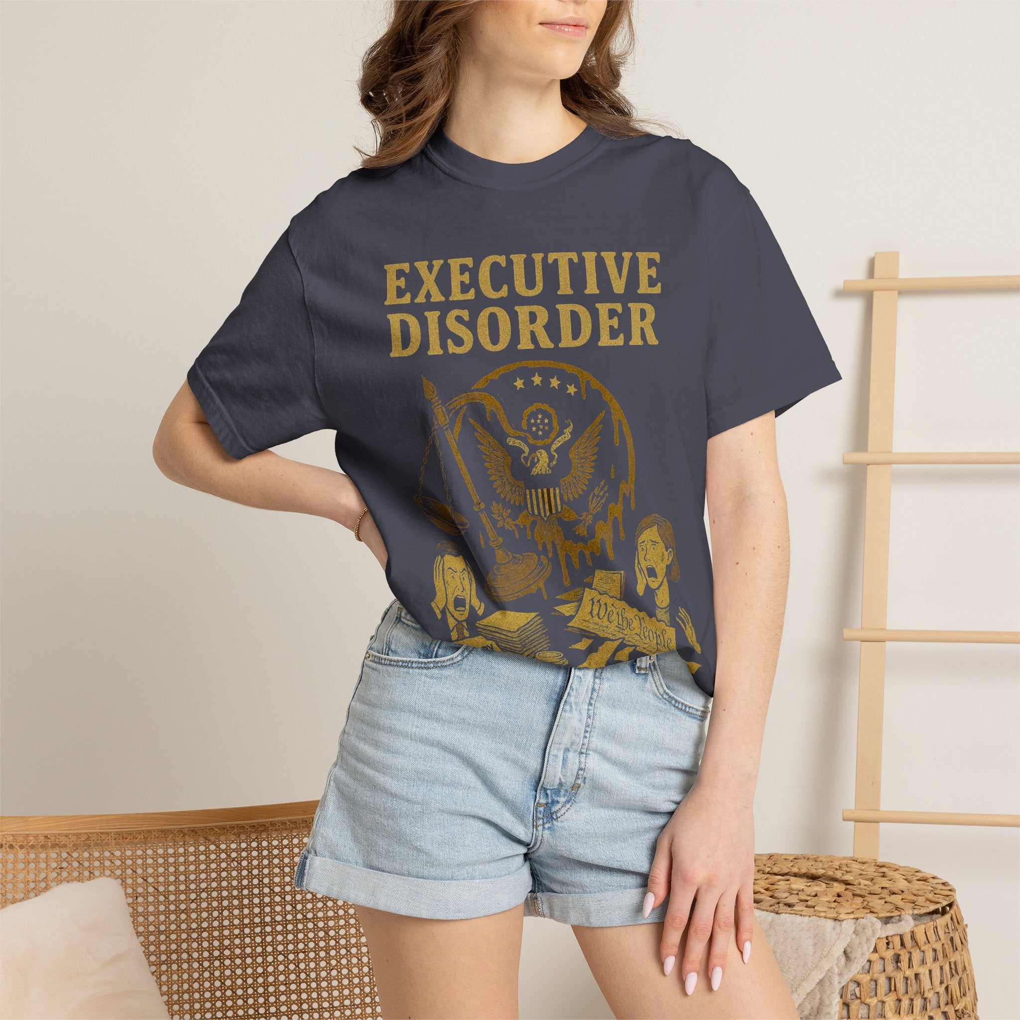 "Executive Disorder" Unisex Garment-Dyed T-shirt