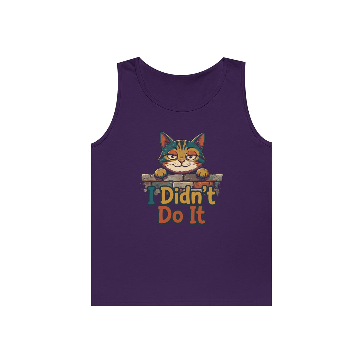 Color: Purple | I Didn't Do It Tank Top