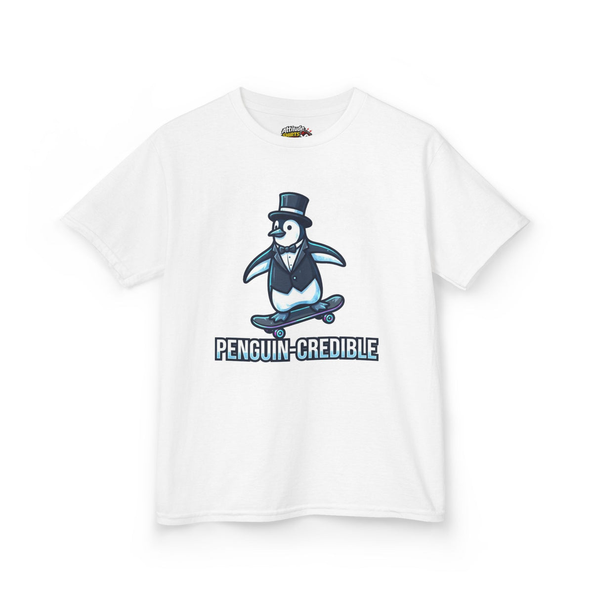 "Penguin Credible" Kids Tee