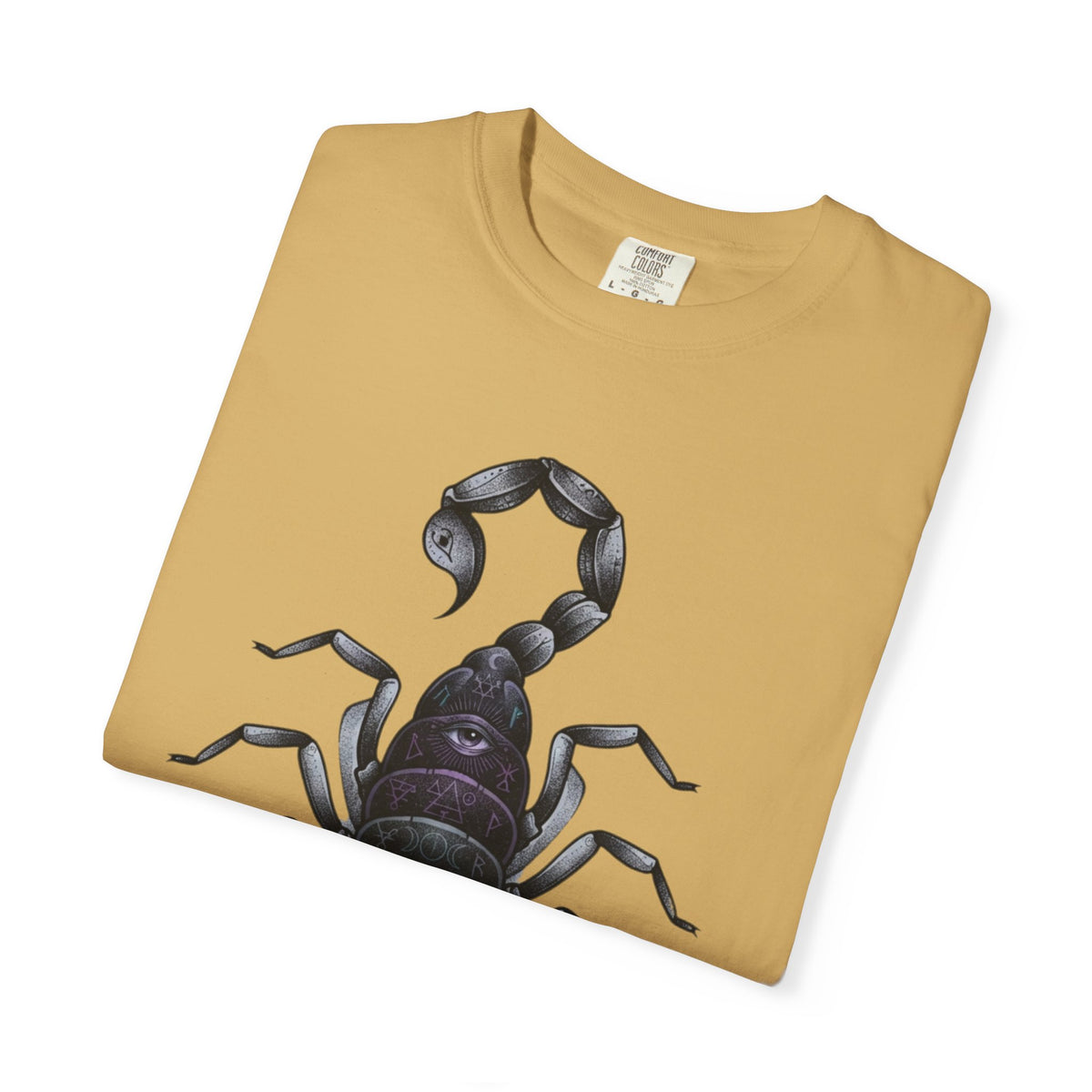 "Scorpio The Mystical Scorpion" Unisex Garment-Dyed Tee