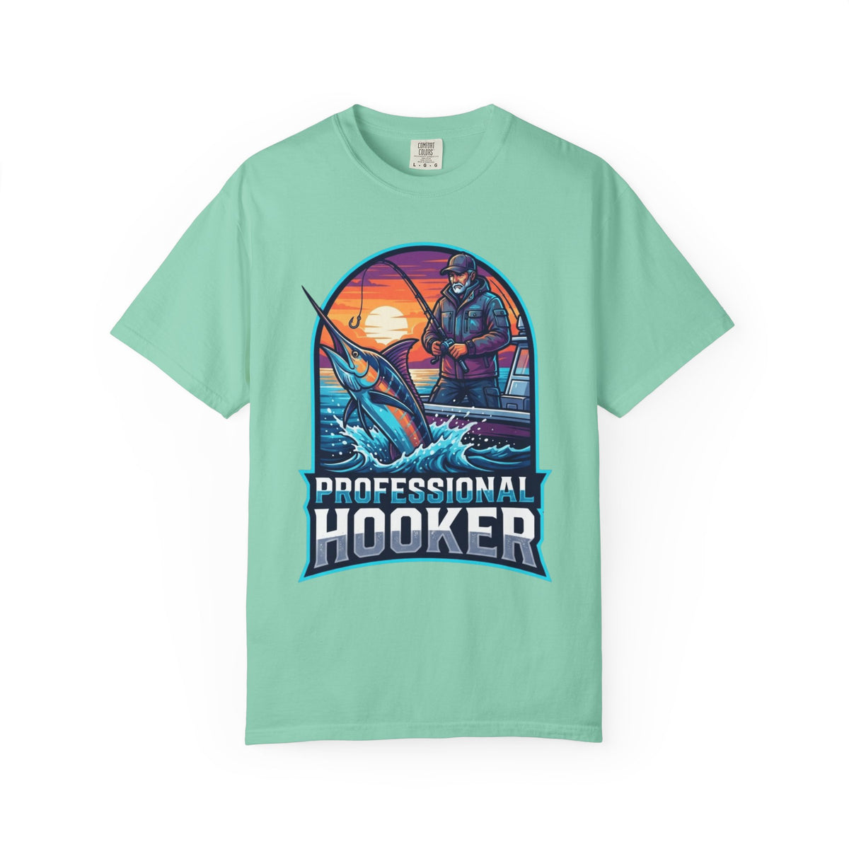 Color: Island Reef | Professional Hooker Unisex Garment-Dyed Tee