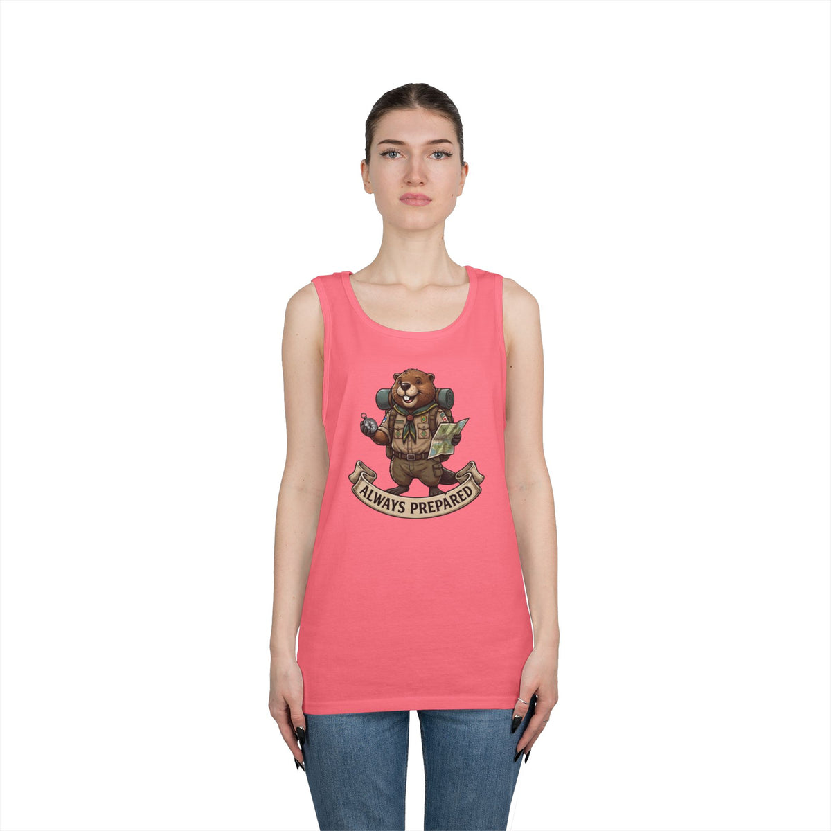 Color: Safety Pink | Always Prepared Tank Top