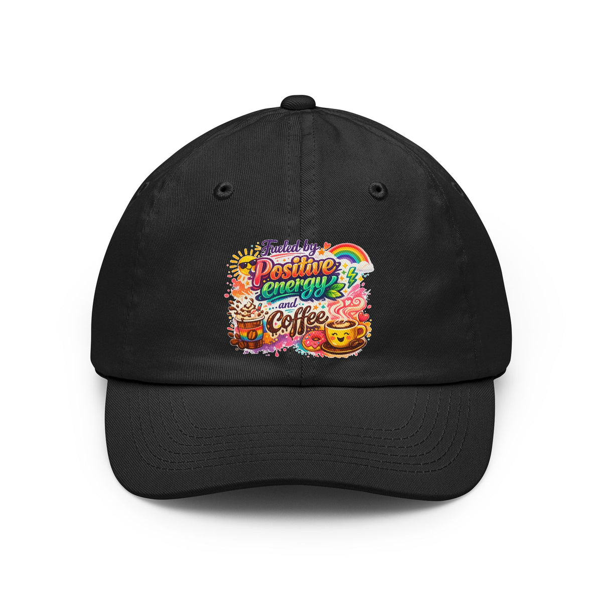 Color: Black | Fueled by Coffee (And Spite) | Dad Hat — AttitudeShirts