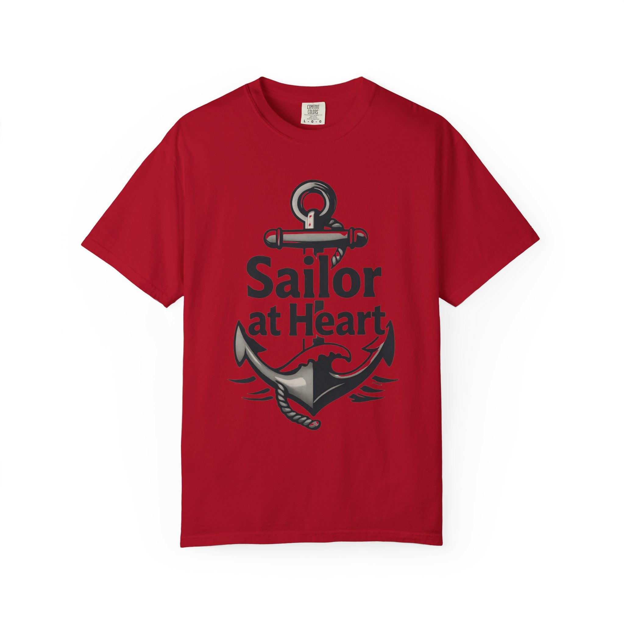 "Sailor at Heart-2" Unisex Garment-Dyed T-shirt
