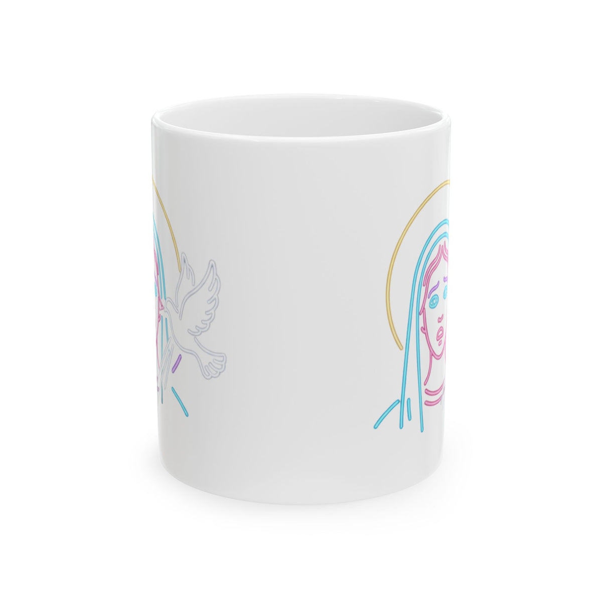 "Good Book Series MILF" White Ceramic Mug — Graphic