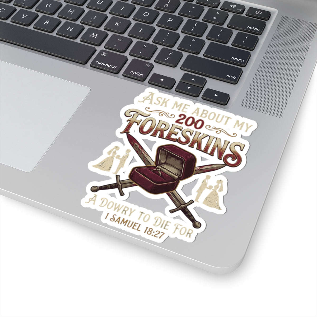 "Good Book Series 200 Foreskins" Sticker — Main