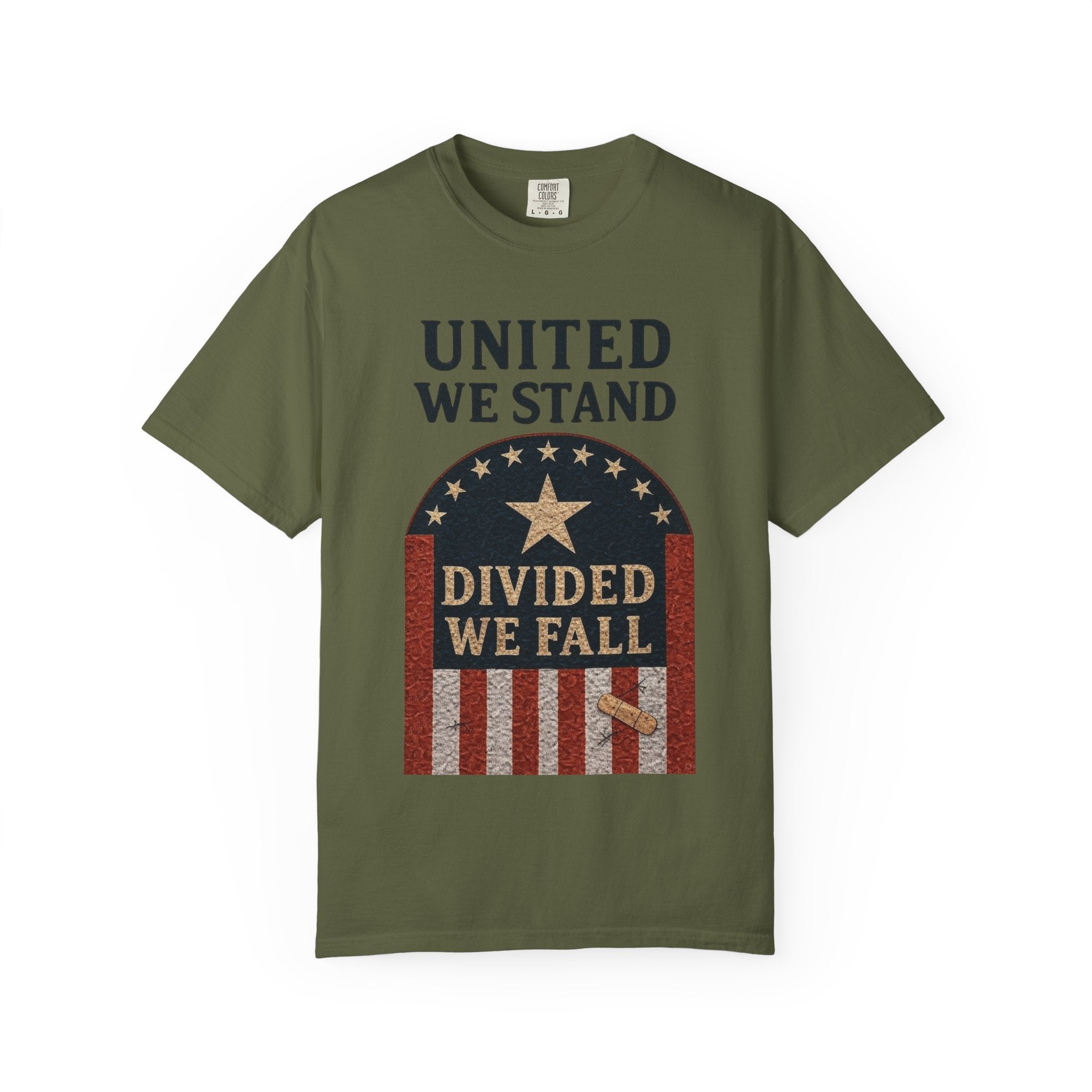 "UNITED WE STAND" Unisex Garment-Dyed T-shirt