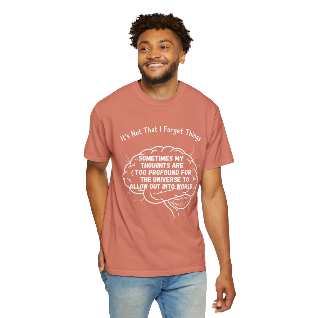 "Profound Thoughts 2" Unisex Garment-Dyed T-shirt