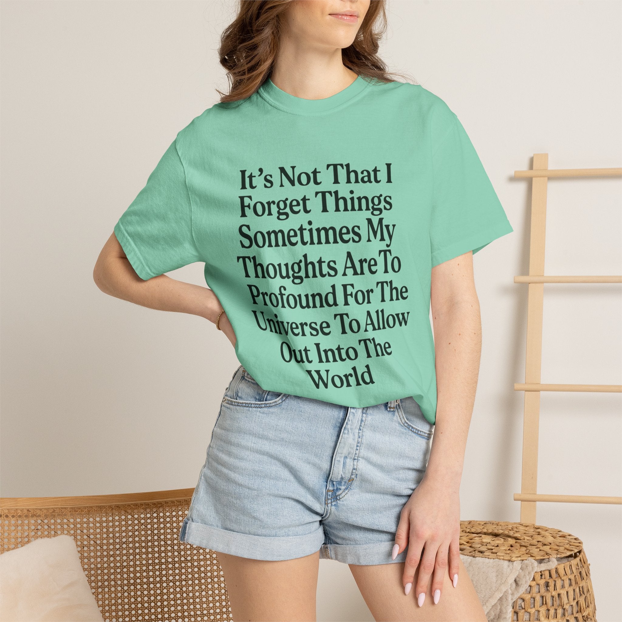 "Profound Thoughts 5" Unisex Garment-Dyed T-shirt