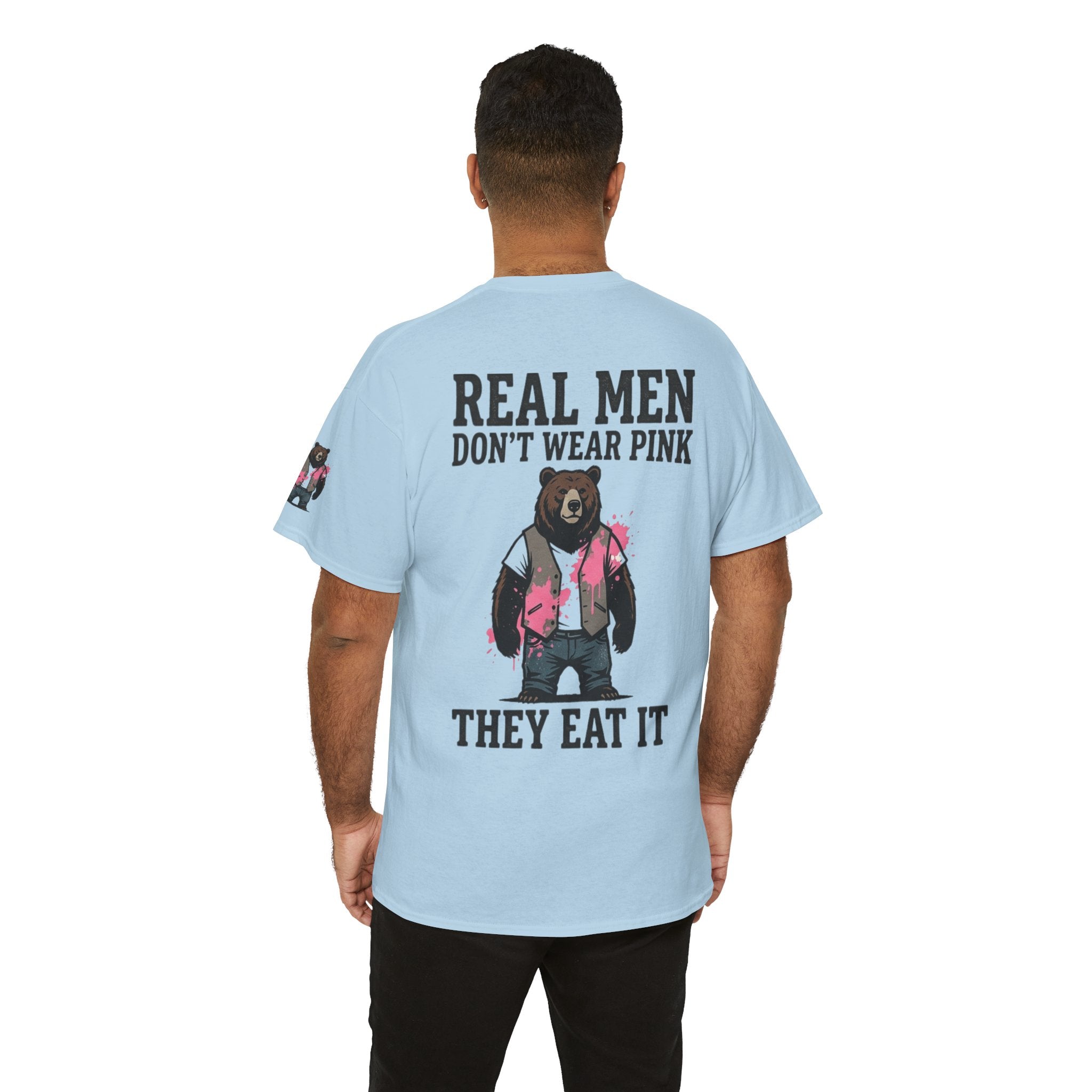 "Real Men Eat Pink" Premium Graphic Tee