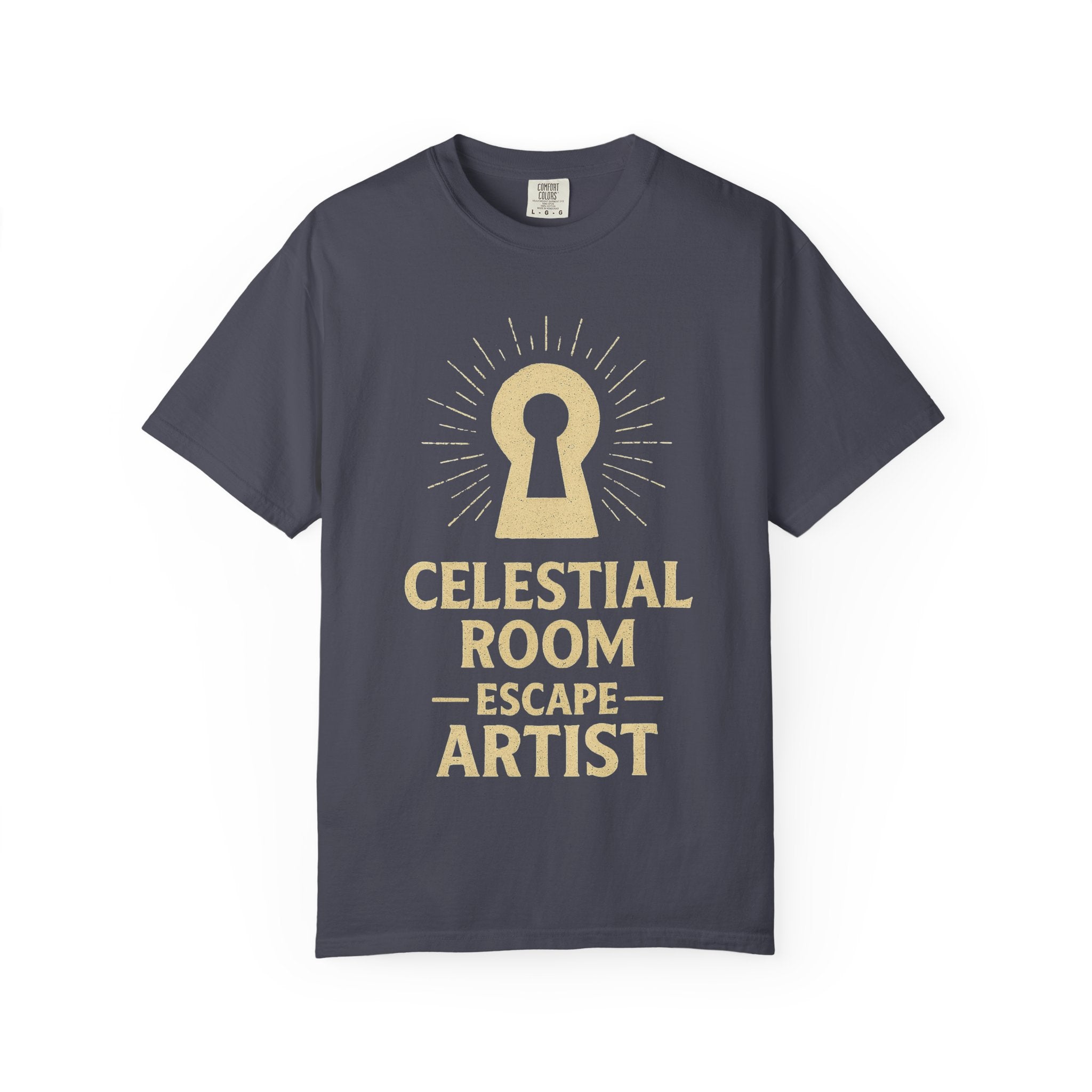 "Celestial Room Escape Artist" Unisex Garment-Dyed T-shirt