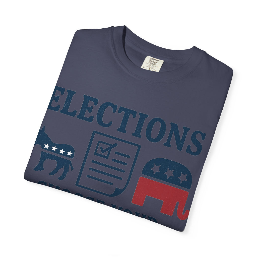 "Voting for the Best" Unisex Garment-Dyed T-shirt