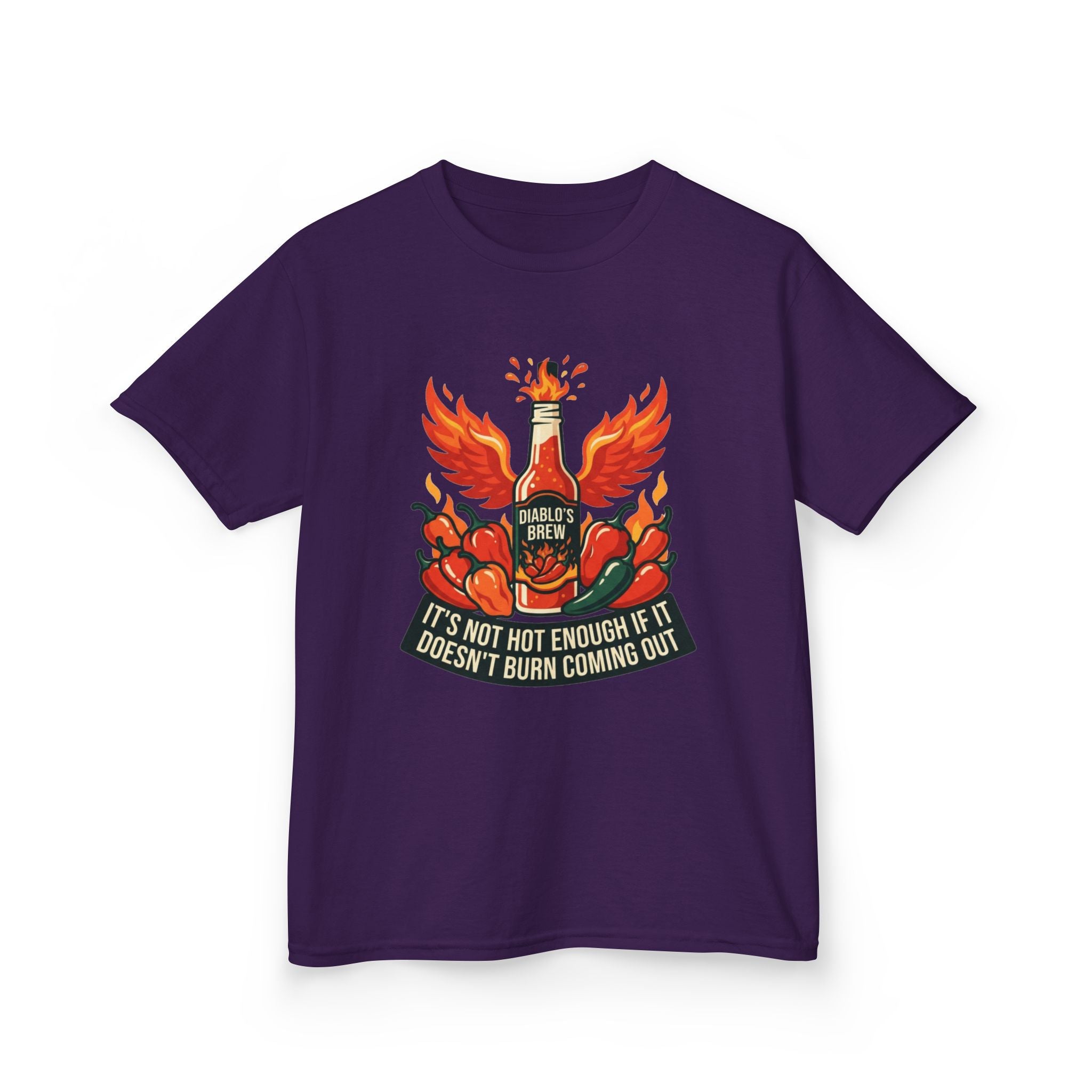 "Burns Coming Out" Kids Tee