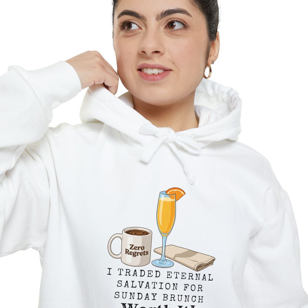 Brunch So Hard | Garment-Dyed Hoodie — AttitudeShirts