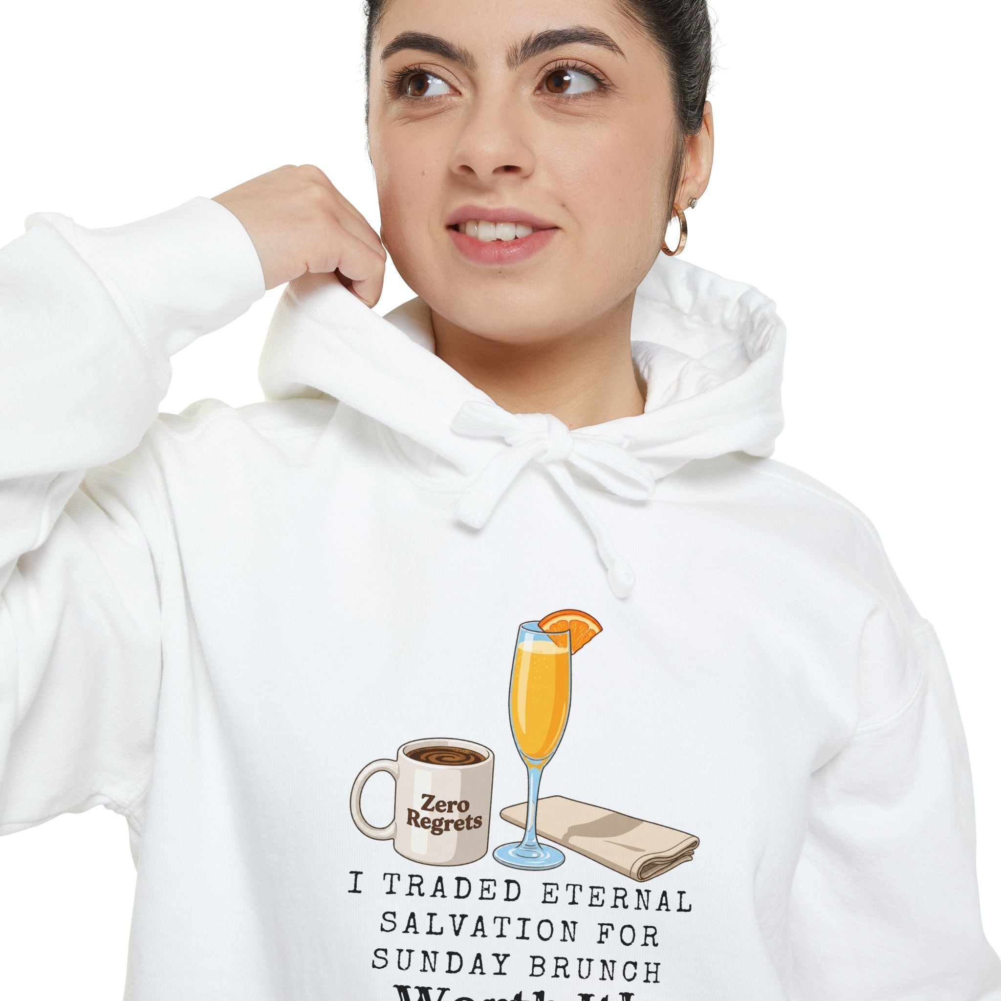Brunch So Hard | Garment-Dyed Hoodie — AttitudeShirts