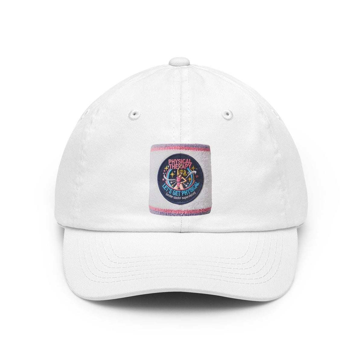 Color: White | Let's Get Physical Dad Hat